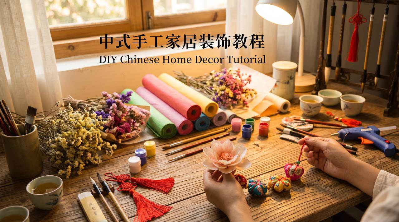 红桃视频 - 手工DIY视频：中式家居装饰制作教程